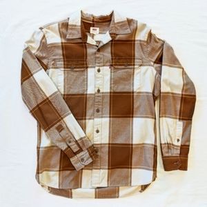 Levi's Collared Flannel Long Sleeve Shirt